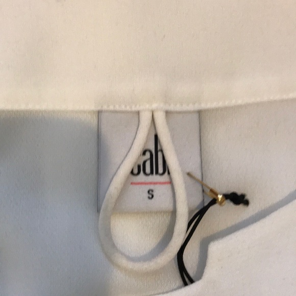 NWT CAbi Tuxedo Blouse - Picture 6 of 8